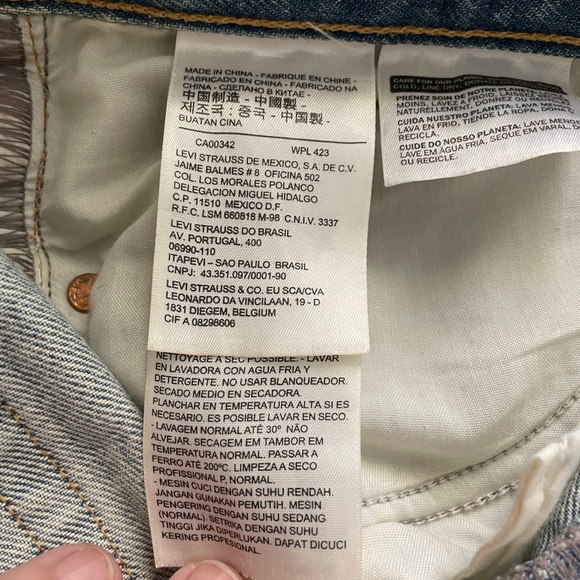 Levi’s Icon Wedgie Selvedge Jean in sz 32 - Picture 4 of 7
